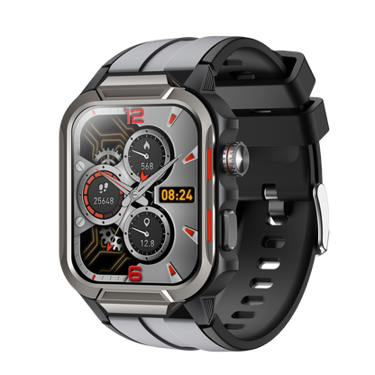 Smart Watch for Men 3ATM Waterproof Smartwatch 1.96 inch screen for Android and iOS Phones Fitness Tracker Watch with 100+ Sports Modes-0